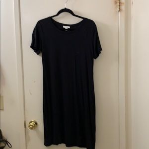 Black t shirt dress